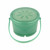GET EC-07-1-JA 12 Oz. 4 1/4" Dia. x 2 3/4" Dia. With Handle Jade Polypropylene 1-Compartment G.E.T Soup Container
