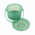 GET EC-07-1-JA 12 Oz. 4 1/4" Dia. x 2 3/4" Dia. With Handle Jade Polypropylene 1-Compartment G.E.T Soup Container