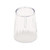 GET 2206-1-CL 6 Oz. Clear SAN Plastic Textured Tahiti Juice Tumbler