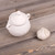 Harold Import 43606 Ventilated Sides Ceramic HIC Garlic Keeper