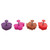 Harold Import 93241 BPA Free Plastic HIC Pie Crust Cutters 4 Piece Set