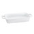 Harold Import 98048 13" x 9" White Porcelain Rectangular HIC Lasagna Pan