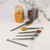 Harold Import 48007 1/8 Tsp. to 1 Tbsp. Stainless Steel HIC Spice Measuring Spoons
