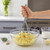 Harold Import 93237 10.25" Stainless Steel HIC 2-in 1 Mix and Masher