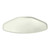 Cambro 1520TR101 14.56" x 19.5" Trapezoid Fiberglass Antique Parchment Camtray - 12/Case