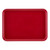 Cambro 1318221 12.63" x 17.75" x 0.69" Ever Red Rectangular High-Impact Fiberglass Camtray - 12/Case