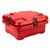 Cambro 240MPC158 6.3 Qt. Hot Red Polyethylene Top Loading for Half Size Food Pans CamCarrier
