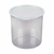 Cambro CCP27152 2.7 Qt. Clear Polycarbonate Round Crock