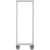 Cambro CPMPK2167480 21" W x 67" H Speckled Gray Plastic Mobile Camshelving Post Kit