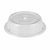 Cambro 1000CW152 10.19" Clear Lightweight Polycarbonate Stackable Round Camwear Camcover - 12/Case