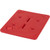 Cambro HP2632444 10.40" W x 1.20" H x 12.80" D Fire Red 1/2 Size Camwarmer