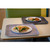 Cambro 1520DC810 20.20" W x 0.93" H x 14.94" D Stonewash Gray Textured Surface Fiberglass Rectangular Decor Series Camtray - 12/Case