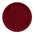 Cambro 1550522 16" Dia. Round Fiberglass Burgundy Wine Serving Camtray - 12/Case