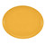 Cambro 2500171 24" x 19" Tuscan Gold High-Impact Fiberglass Oval Camtray - 6/Case