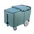 Cambro ICS175LB401 175 Lb. Slate Blue Plastic Mobile SlidingLid Ice Caddy