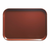 Cambro 1216501 12" x 16.31" Real Rust Rectangular High-Impact Fiberglass Camtray - 12/Case