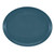 Cambro 2500401 24" x 19" Slate Blue High-Impact Fiberglass Oval Camtray - 6/Case