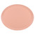 Cambro 2500117 24" x 19" Dark Peach High-Impact Fiberglass Oval Camtray - 6/Case