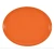 Cambro 2700220 26.88" x 22" Citrus Orange High-Impact Fiberglass Oval Camtray - 6/Case