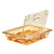 Cambro 20HPL150 1/2 Size Amber High Heat H-Pan FlipLid Food Pan Cover - 6/Case