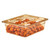Cambro 20HPL150 1/2 Size Amber High Heat H-Pan FlipLid Food Pan Cover - 6/Case
