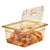 Cambro 20HPL150 1/2 Size Amber High Heat H-Pan FlipLid Food Pan Cover - 6/Case