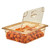 Cambro 20HPL150 1/2 Size Amber High Heat H-Pan FlipLid Food Pan Cover - 6/Case