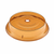 Cambro MDCPC9CW153 9.13" Amber Lightweight Polycarbonate Stackable Round Camwear Camcover - 12/Case