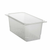 Cambro 35CLRPP190 6 15/16" x 12 3/4" x 5" Deep Translucent Fits 1/3 Size Food Pans H-Pan Colander - 6/Case