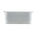 Cambro 35CLRPP190 6 15/16" x 12 3/4" x 5" Deep Translucent Fits 1/3 Size Food Pans H-Pan Colander - 6/Case