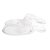 Cambro 1013CWNH152 10.81" Clear Lightweight Polycarbonate Stackable Round Camwear Camcover - 12/Case