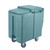 Cambro ICS175T401 175 Lb. Slate Blue Plastic Mobile SlidingLid Tall Ice Caddy