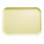 Cambro 1318536 12.63" x 17.75" x 0.69" Lemon Chiffon Rectangular High-Impact Fiberglass Camtray - 12/Case