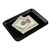 Cambro 57110 6.94" x 4.94" Black High-Impact Fiberglass Rectangular Camtray - 12/Case