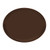 Cambro 2700116 26.88" x 22" Brazil Brown High-Impact Fiberglass Oval Camtray - 6/Case