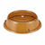 Cambro 9013CW153 10" Amber Lightweight Polycarbonate Stackable Round Camwear Camcover - 12/Case