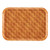 Cambro 1216302 12" x 16.31" Light Basketweave Rectangular High-Impact Fiberglass Camtray - 12/Case