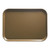 Cambro 1318513 12.63" x 17.75" x 0.69" Bay Leaf Brown Rectangular High-Impact Fiberglass Camtray - 12/Case