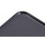 Cambro PT1216110 11.88" x 16.25" Polypropylene Black Rectangular Polytread Tray - 24/Case