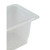 Cambro 65CLRPP190 6 3/8" x 6 15/16" x 5" Deep Translucent Fits 1/6 Size Food Pans H-Pan Colander - 6/Case