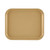Cambro 810514 9.88" x 8" Earthen Gold High-Impact Fiberglass Rectangular Camtray - 12/Case