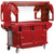 Cambro VBRU5158 69"L x 42.50"W x 62.75"H Hot Red Polyethylene with Foam-Injected Polyurethane 5 Ft. Unit Cold Food Versa Food Bar Ultra Series Serving Buffet