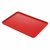Cambro 3253CL163 20.88" x 12.75" Red High-Impact Fiberglass Rectangular Camlite Camtray - 12/Case