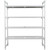 Cambro CPU242464V4480 24" W x 24" D x 64" H Speckled Gray 4 Shelves Vented Camshelving Premium Starter Unit