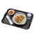Cambro 806CW152 8.44" Clear Lightweight Polycarbonate Stackable Round Camwear Camcover - 12/Case