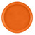Cambro 900220 9" Dia. Round Citrus Orange Fiberglass Serving Camtray - 12/Case