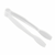 Cambro TG6148 6" Flat Grip Surface Dishwasher Safe White Lugano Tongs - 12/Case