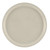 Cambro 900538 9" Dia. Round Cottage White Fiberglass Serving Camtray - 12/Case