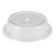 Cambro 9011CW152 10" Clear Lightweight Polycarbonate Stackable Round Camwear Camcover - 12/Case
