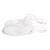 Cambro 1101CWNH152 11" Clear Lightweight Polycarbonate Stackable Round Camwear Camcover - 12/Case